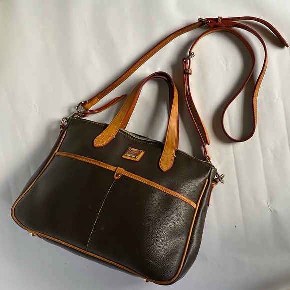 DOONEY & BOURKE Small Handbag/Crossbody Pebble Grain Daniela Satchel - Picture 9 of 9